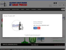 Tablet Screenshot of cellarbration.com.sg